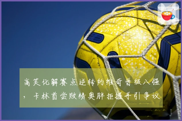 高芙化解赛点逆转约维奇晋级八强,卡林首尝败绩奥胖拒握手引争议